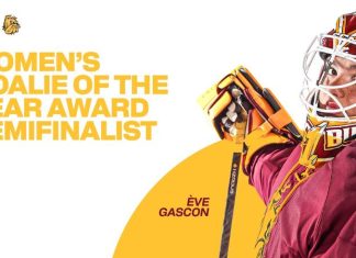Gascon Again Named Semifinalist for Women’s Hockey Goalie of the Year Award