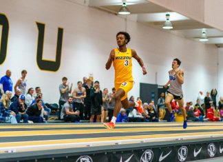 Track and Field Claims Six Event Titles at Missouri Invitational