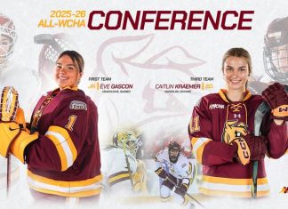 Gascon and Kraemer Named to All-WCHA Teams