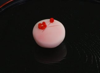 February’s Wagashi: Kōbai, the Deep Red Plum that Heralds Spring
