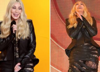 Watch moment Cher announces the wrong winner at Grammys