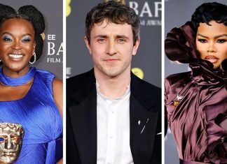 Baftas red carpet: Wunmi Mosaku, Paul Mescal and Teyana Taylor among stars at film awards