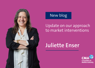 Update on our approach to market interventions – Competition and Markets Authority
