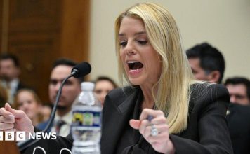 Democrat storms out as Pam Bondi faces questions in fiery hearing