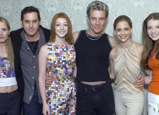 ‘Buffy the Vampire Slayer’ Cast: Who’s the Richest Star Today? | Alexis Denisof, Alyson Hannigan, amber benson, anthony head, Buffy the Vampire Slayer, Charisma Carpenter, Danny Strong, David Boreanaz, EG, Eliza Dushku, emma caulfield, emma caulfield ford, evergreen, James Charles Leary, James Marsters, juliet landau, Kristine Sutherland, marc blucas, Michelle Trachtenberg, Net Worth, Nicholas Brendon, Sarah Michelle Gellar, Seth Green, Television, Tom Lenk | Celebrity News and Gossip | Entertainment, Photos and Videos | Just Jared