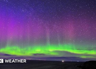 More sightings of the Northern Lights with stunning bright colours