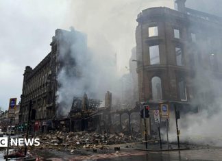 Glasgow Central Station to stay shut tomorrow after ‘immense damage’ to neighbouring building