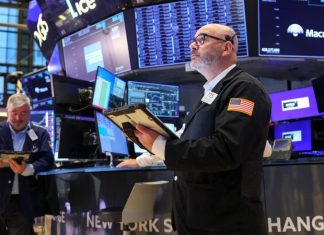 Dow closes in correction, S&P logs longest weekly losing streak in four years and oil settles at Iran-war highs