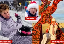 From Burning Man to the Swiss Alps, SantaCon founder — accused of stealing millions in charity’s cash — flaunts globetrotting lifestyle on Instagram