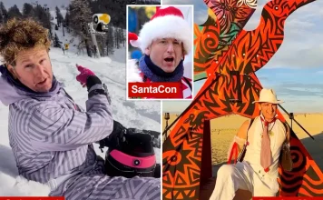 From Burning Man to the Swiss Alps, SantaCon founder — accused of stealing millions in charity’s cash — flaunts globetrotting lifestyle on Instagram