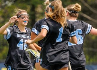 Maryland Edges Johns Hopkins, 15-14, In Overtime in B1G Semifinals