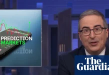 John Oliver on prediction markets: ‘Betting on war is really dark’ | John Oliver