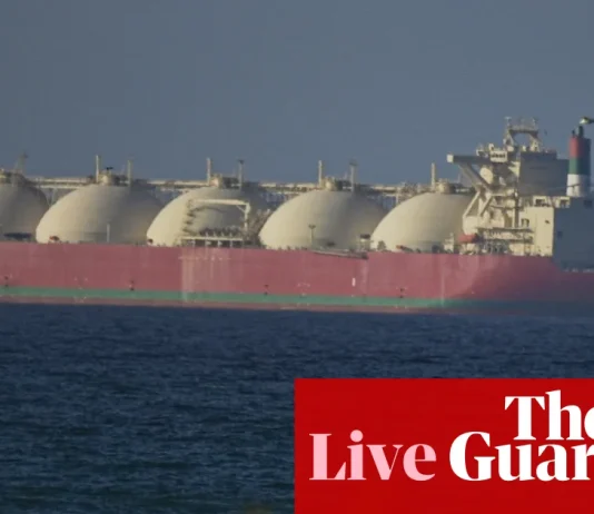 Oil tumbles 10% and stock markets rally as Iran declares strait of Hormuz ‘completely open’ – as it happened | Business