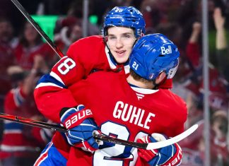 Hutson OT goal lifts Canadiens past Lightning in Game 3 of Eastern 1st Round