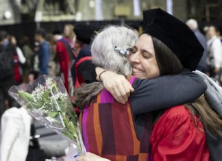 Ph.D. graduates encouraged to carry ‘culture of collaboration’ into the world