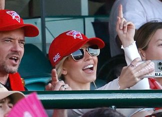 Sydney Sweeney: American film and TV star seen at SCG for Swans vs Melbourne game