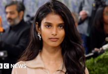 Indian model's understated Met Gala debut revives debate on cultural representation – BBC