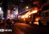 Teen shot and buses torched in Manhattan after historic NBA win for Knicks – BBC