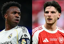Transfer Rumors: Man Utd Contact Vinicius Jr; Real Madrid Eye Blockbuster Rice Move