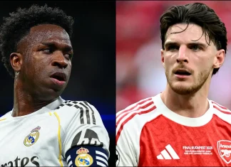 Transfer Rumors: Man Utd Contact Vinicius Jr; Real Madrid Eye Blockbuster Rice Move