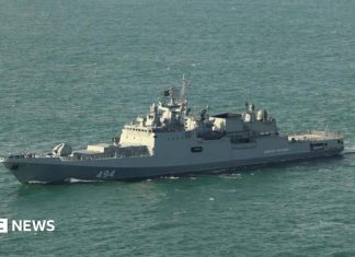 Russian warship fires warning shots near UK-registered yacht in Channel