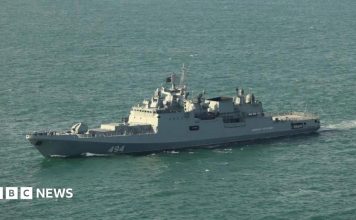 Russian warship fires warning shots near UK-registered yacht in Channel