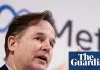 Silicon Valley including Meta has embraced Maga politics, says Nick Clegg | Nick Clegg