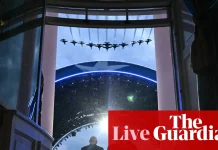 Trump announces 4 July rally in Washington after hosting UFC cage match at the White House – live | Donald Trump
