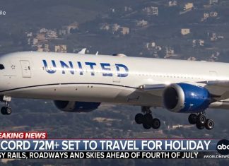 A record-breaking 72 million Americans will travel at least 50 miles for the holiday weekend. Over 61 million drivers and 6 million air travelers, making it one of the busiest and most expensive travel periods of the year. Andrew Dymburt reports.