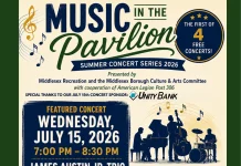 Music In The Pavilion: Summer Concert Series 2026 — Middlesex Borough