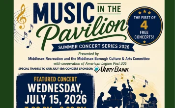 Music In The Pavilion: Summer Concert Series 2026 — Middlesex Borough