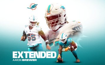 Dolphins sign Brewer to contract extension