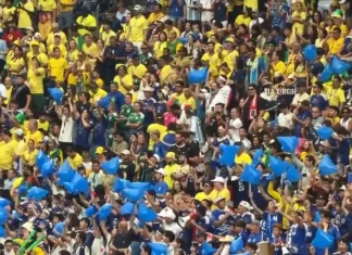 Japan fans are supporting in traditional fashion as they face Brazil – FOX Sports