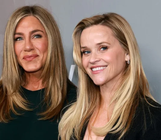 Jennifer Aniston & Reese Witherspoon Hold Hands as They Arrive at ‘The Morning Show’ FYC Event – Just Jared – Celebrity News and Gossip