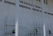Kennedy Center appeals order to remove Trump’s name : Trump’s Terms : NPR