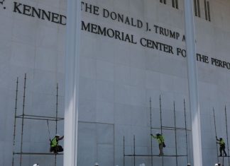 Kennedy Center appeals order to remove Trump’s name : Trump’s Terms : NPR
