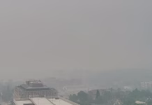 Ann Arbor air quality alert: You can’t even see Michigan Stadium from our camera