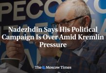 Nadezhdin Says His Political Campaign Is Over Amid Kremlin Pressure