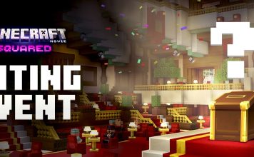 Minecraft Movie Build Challenge Voting Event