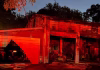Charleston auto body shop burned in early-morning fire; 1 firefighter injured