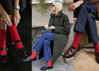 Red Socks Fashion Trend: Stand Out This Winter