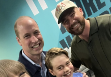 Prince William makes surprise appearance with Travis Kelce just HOURS before Taylor Swift wedding