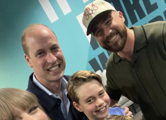 Prince William makes surprise appearance with Travis Kelce just HOURS before Taylor Swift wedding