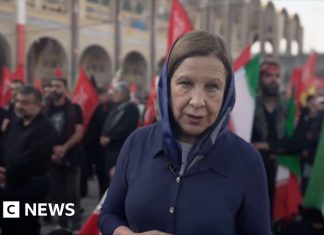 Watch: Emotion and politics merge in Tehran at funeral of former supreme leader