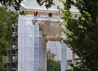 Trump turns to White House columns for next construction project