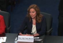 Justice Barrett describes when her son witnessed her bulletproof | CNN Politics