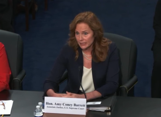 Justice Barrett describes when her son witnessed her bulletproof | CNN Politics