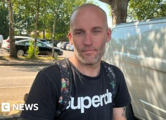 Dad facing difficult summer as food donations plunge – BBC