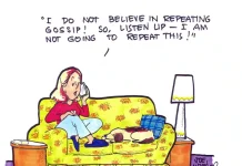 Gossip talk (Cartoon: Joe McKeever) – Baptist Message