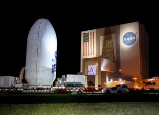 Roman Space Telescope Travels to SpaceX Hangar